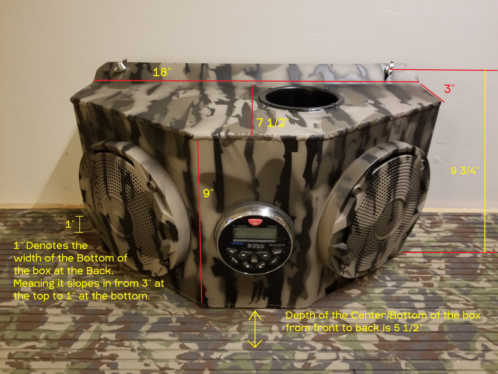 Two Sound Box 2 Speaker Stereo Box – Two Rivers Design and Fab